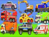 کامیون زباله و آتش نشانی ، تراکتور ، ماشین پلیس ، جرثقیل ، آمبولانس  قطار