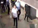 فحاشی قلعه نوئی در تونل ورزشگاه آزادی به داور بازی استقلال و سپاهان