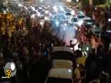 جشن هواداران پرسپولیس در کازرون