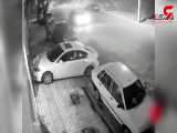 زوج تهرانی به ماشین پلیس کوبیدند تا فرار کنند! +فیلم اتفاق عجیب درباغ فیض تهران
