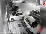 زوج تهرانی به ماشین پلیس کوبیدند تا فرار کنند!
