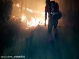 مهار آتش در یاسوج با کمک دمنده ارسالی نذرطبیعت