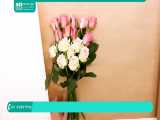 آموزش گل آرایی | تزئین گل | تزئین سبد گل (پیچیدن دسته گل بزرگ)