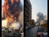 ویرانه‌های بندر بیروت پس از انفجار