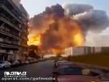 شدت و قدرت انفجار بیروت از زاویه دیگر