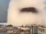 لحظه انفجار مهیب در بندر بیروت لبنان