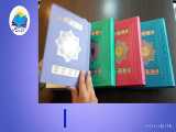 قرآن رنگی وزیری عطری جعبه دار چرم پلاک رنگی(کد153) 