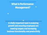 What Is Performance Management 