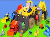 اسباب بازی های ساختمانی : بیل مکانیکی،کامیون،بولدوزر،تراکتور