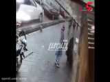 اولین فیلم از لحظه سرقت مسلحانه یک زن و 2 مرد در تبریز