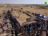 نبش قبر محل گورهای دسته جمعی زنان ایزدی اعدام شده توسط داعش در سنجار عراق
