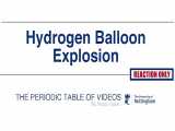 تست انفجار بالن هیدروژنی