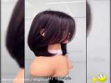 ترفندهای دخترانه برای موها - کوتاه کردن مدل چتری
