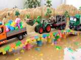 ماشین بازی کودکانه بیبو بیبو : ساخت پل لگویی روی رودخانه