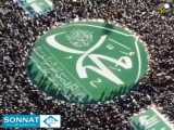 تجمع میلونی مردم  مسلمان برای دفاع از رسول الله علیه و آله و سلم