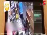 فیلم سرقت هالیودی در مشهد / دوئل وحشتناک مغازه دار با دزدان !