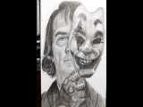 Drowing the Joker طراحی جوکر