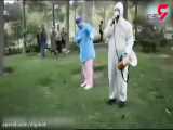 فیلم تکان دهنده التماس های کادر درمان کرونایی از مردم در پارک اصفهان