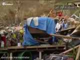 خسارت طوفان در جزایر کلمبیا