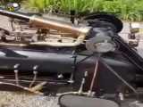 موتورسیکلت عجیب با موتور بخار