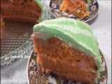 کیک هندوانه - طرز تهیه کیک هندوانه شب یلدا