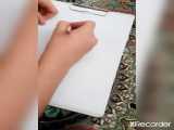 نقاشی ساده  با ماژیک برای کودکان