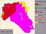 نقشه جنگ داخلی سوریه