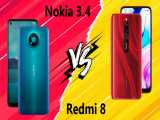 مقایسه Nokia 3.4 با Xiaomi Redmi 8