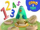 کومو - اعداد 1 تا 5 را بیاموزید - کارتون آموزش اعداد برای کودکان