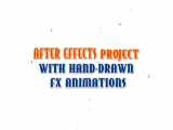 پروژه افترافکت ۱۲۰ انیمیشن افکت کارتونی Elemental 2D FX Mix