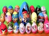 السا و انا ،باب اسفنجی و شخصیتهای کارتونی در تخم مرغهای کیندر