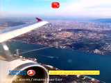 من چارتر | نمای هوایی استانبول از قاب ترکیش ایرلاینز