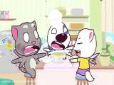 انیمیشن تام سخنگو | کارتون گربه سخنگو | مسابقه آشپزی
