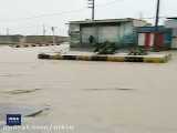وضعیت شهر کنارتخته در استان فارس پس از بارش باران اخیر