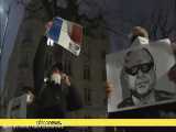 تظاهرات در پاریس برعلیه سفر السیسی