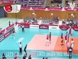 صحنه هایی از بازی شارون ورنون والیبالیست کانادایی مقابل ایران