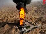 انفجار و آتش سوزی 2 چاه نفتی در عراق