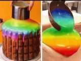 ایده های خلاقانه و شگفت انگیز تزئین کیک های رنگی و فانتزی