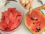 درست کردن ژله هندوانه با آب هندوانه