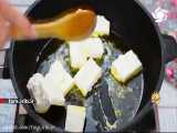 یک صبحانه سالم و امروز : پنیر برشته . نوش جان !!!!!! - شیراز