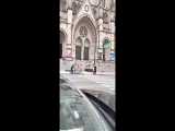 ویدئوی تیر‌اندازی مرگبار در کلیسایی در منهتن نیویورک