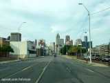 چهل و پنج (45) دقیقه رانندگی در مرکز شهر دترویت آمریکا | (خیابان‌های جهان 76)