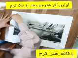 کافه هنر کرج آموزش سیاهقلم بصورت فشرده