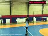 تمرینات تقویت هماهنگی و بهبود دست با توپ در والیبالیستها