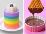 آموزش تزیین کیک:: کیک های شکلاتی جذاب:: کیک های خوشمزه و متفاوت