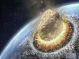 برخورد سیارکی با قطر ۵۰۰ کیلومتر به زمین
