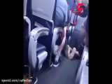فیلم مرگ کرونایی در هواپیما! / مسافران وحشت کردند