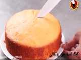کیک اسفنجی پرتقالی