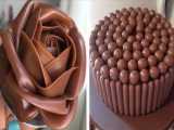 ایده های تزئین کیک های شکلاتی قلبی و فانتزی