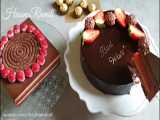 آموزش کیک مجلسی شکلاتی با آشپز عرب و زیر نویس انگلیسی
